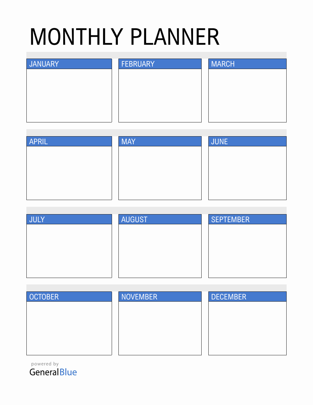 Free Word Planner (Word)